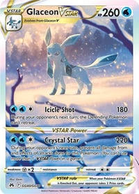 Glaceon VSTAR - Crown Zenith: Galarian Gallery - Near Mint