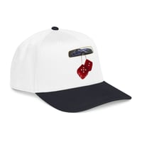 Image 1 of El Camino Dice Snapback (White/Black)