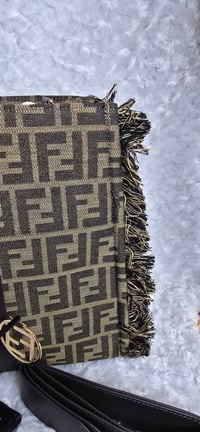 Image 4 of Large Fierce & Fab Tote with hoops