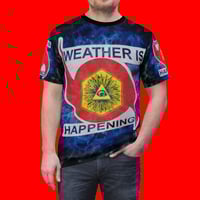 Image 5 of THE WEATHER IS HAPPENING WEATHER REALM UNISEX CREW NECK T-SHIRT