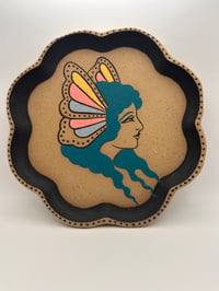 Butterfly Lady Plate 