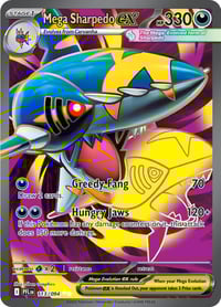 Mega Sharpedo ex - 113/094 - ME02: Phantasmal Flames - Near Mint
