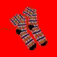 Image 1 of THE WEATHER IS HAPPENING SOCKS