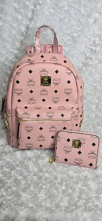 Image 1 of Pink Mackin Cutie Backpack with wallet
