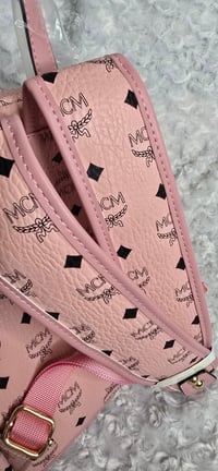 Image 3 of Pink Mackin Cutie Backpack with wallet