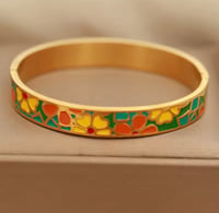 Image 2 of Fleur Mosaic Bangle - 4 Colours