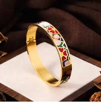 Image 5 of Fleur Mosaic Bangle - 4 Colours