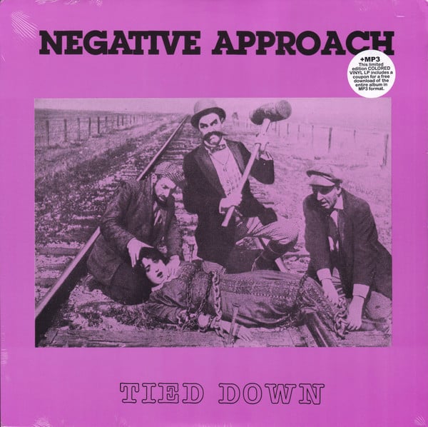 Image of Negative Approach – Tied Down (Purple Vinyl)