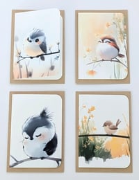 Chubby Birds Greeting Card Collection