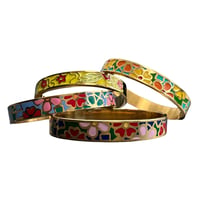 Image 1 of Fleur Mosaic Bangle - 4 Colours