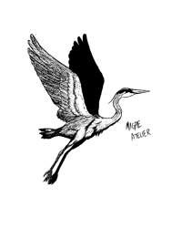 Heron Print