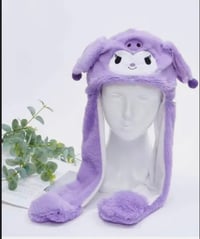 Image 4 of Cozy Character Hat with  “Moving Ears “
