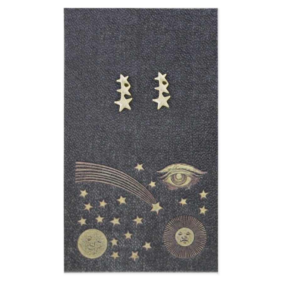 Image of Book Lovers Stars Post Earrings