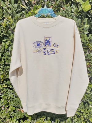 Image of [PREORDER] Hayami Mae Embroidered Crewneck Sweater Set