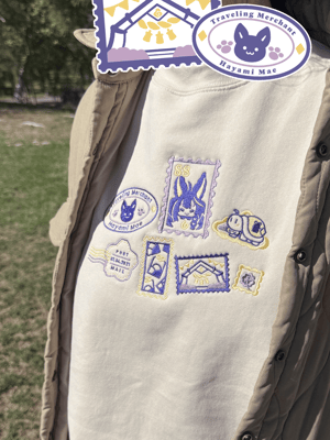 Image of [PREORDER] Hayami Mae Embroidered Crewneck Sweater Set