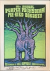16TH ANNUAL PURPLE PACHYDERM PARTY POSTER -NOR CAL, 2024 - AP DOODLED #2
