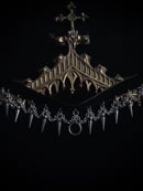 Image 1 of velvet spikes choker