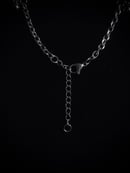 Image 4 of steel lace necklace