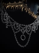 Image 3 of steel lace necklace