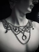 Image 5 of steel lace necklace
