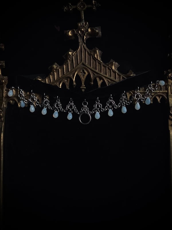 Image of velvet ghost choker