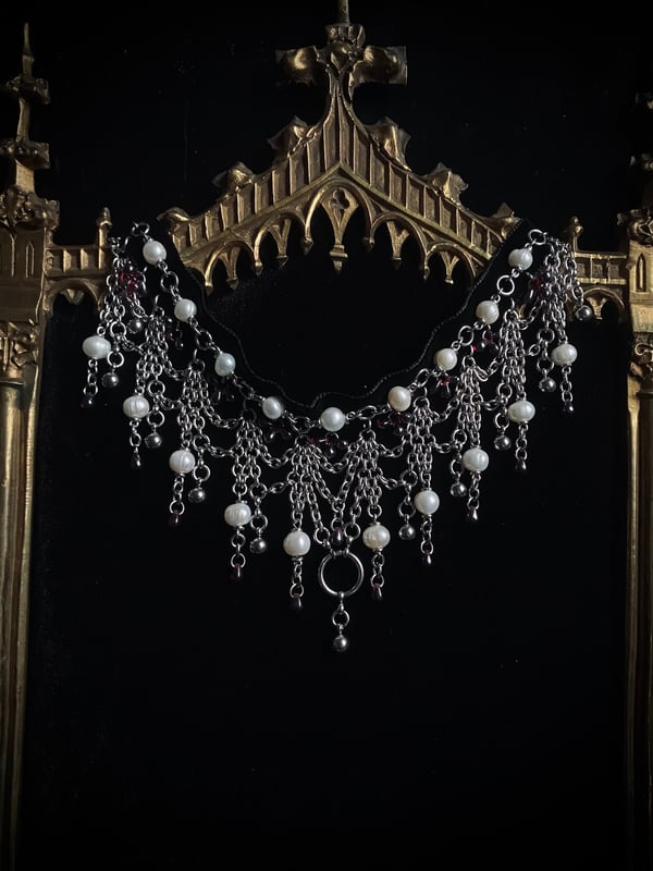 Image of tapestry choker