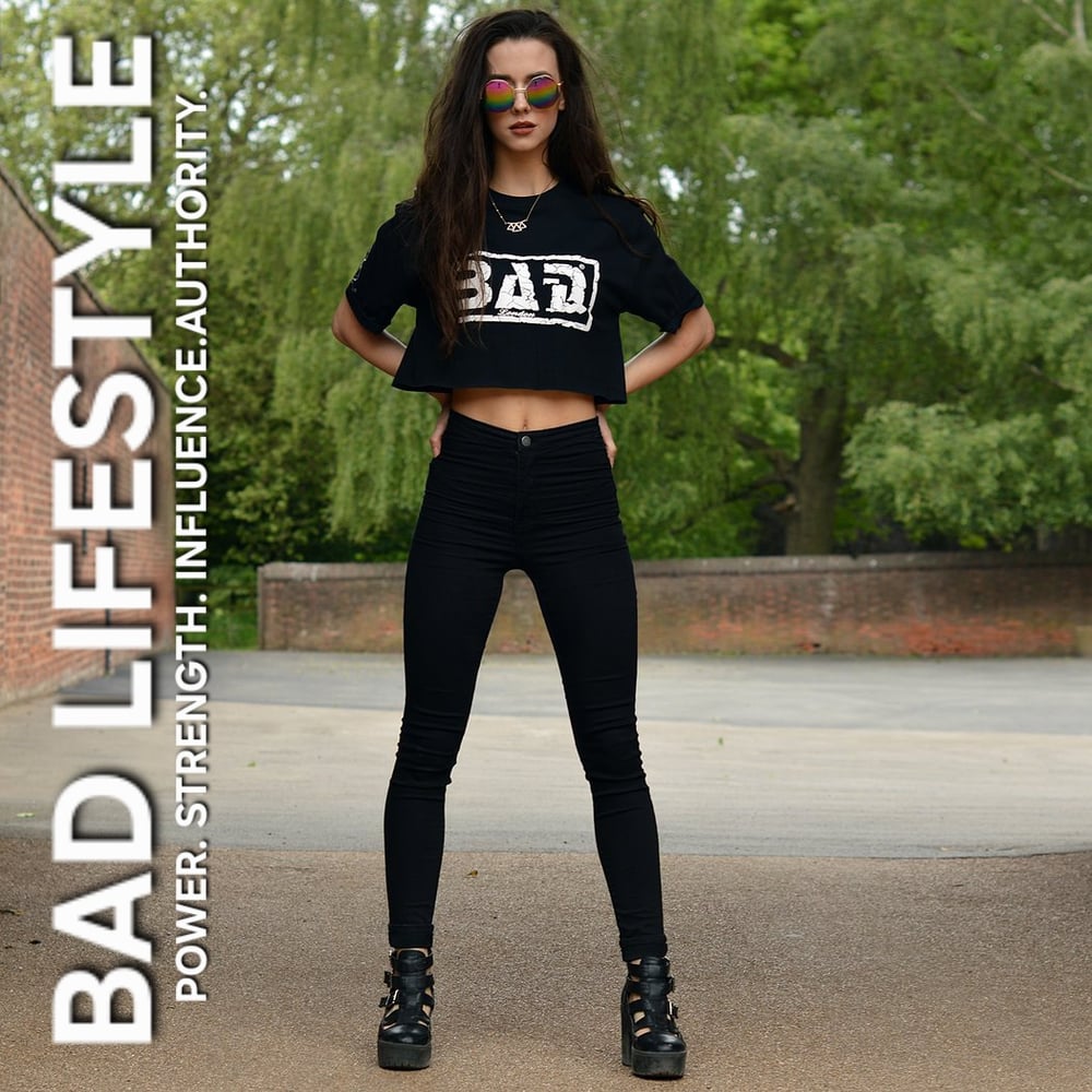 Bad London Trademark Clothing Designer Street Wear Fashion Athletics Brand Crop Top