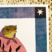 Image 4 of Babushka Toad Print