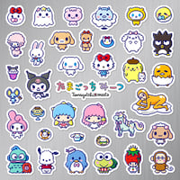 Image 2 of Tamagotchi Meets Sanrio Characters Sticker/Magnet Sets (37 Pieces) 