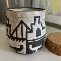 Image 1 of Small Stoneware Canister: Embarcadero