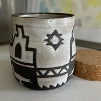 Image 2 of Small Stoneware Canister: Embarcadero