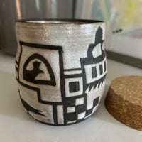 Image 3 of Small Stoneware Canister: Embarcadero