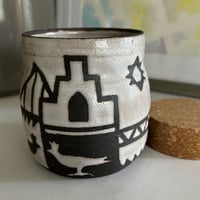 Image 4 of Small Stoneware Canister: Embarcadero
