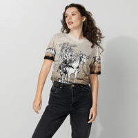 Image 5 of American Cowboy Sepia - unisex sports jersey