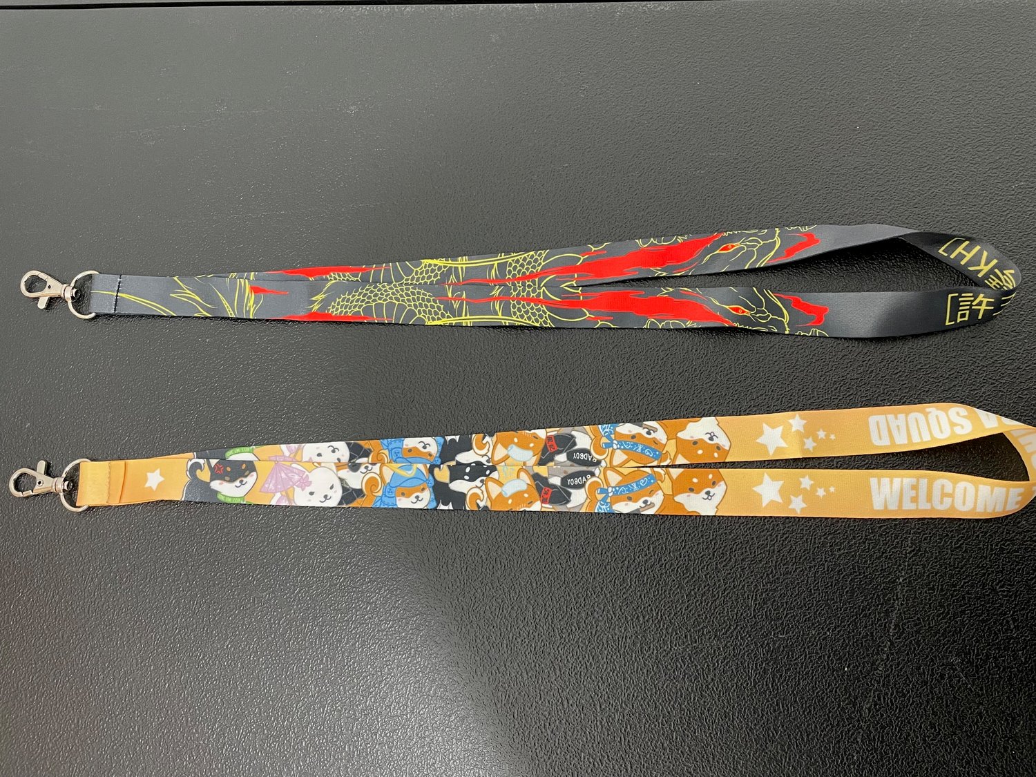 Image of Awakened Dragon and Shiba Squad Lanyard