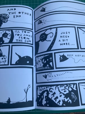 Image of Flyboy and the Haunted Snowman comic - part three