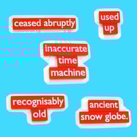 Image 1 of Random Phrase Brooches Group 19