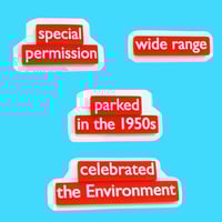 Image 1 of Random Phrase Brooches Group 21