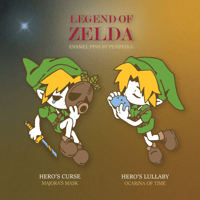 Image 1 of Legend of Zelda Enamel Pins