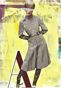 Image of A4 Art Print - "Al pie de la letra" - Hand-crafted collage reproduction. 