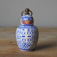 Image 1 of double happiness girl decoration