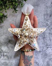 Image 1 of Ready Made Embellished Star Ornament (#2)