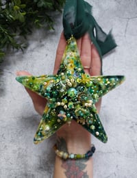 Image 1 of Ready Made Embellished Star Ornament (#6)