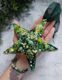 Image 3 of Ready Made Embellished Star Ornament (#6)