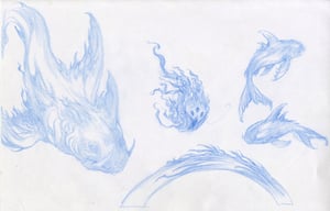 Image of SEA BEASTS - Cover sketches
