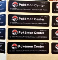 Image 1 of Gameboy Replacement Label - Pokemon Center
