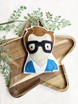 Image of Alan Carr felt decoration