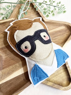 Image of Alan Carr felt decoration