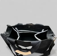 Image 2 of Canvas Tote Bag (black)