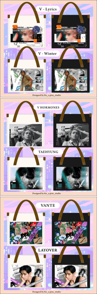 Image 3 of PU Handle tote bag - preorder(Please let me know what color of bag you would like.(White or Black)